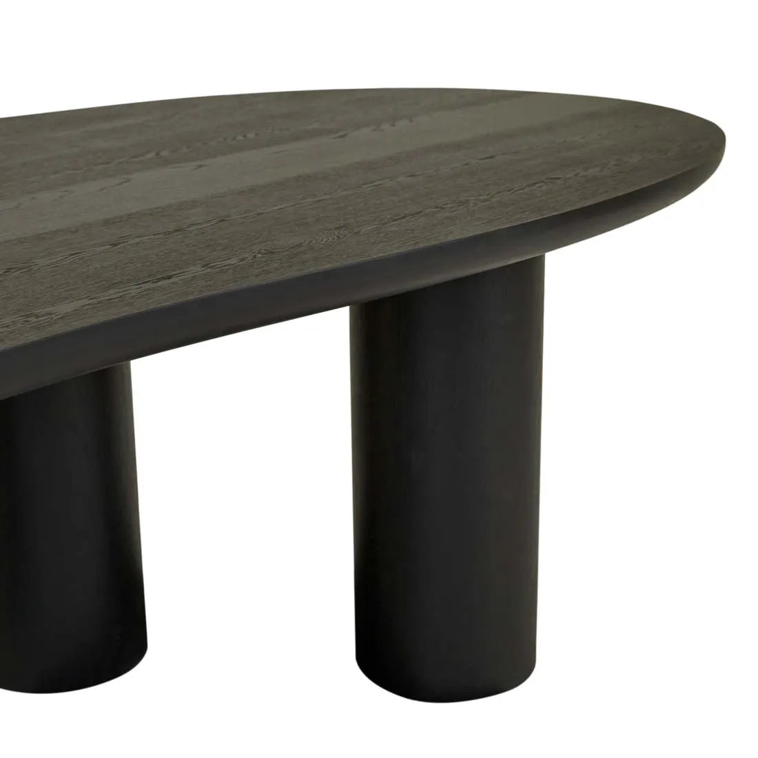 Seb Curve Dining Table 2600mm Black