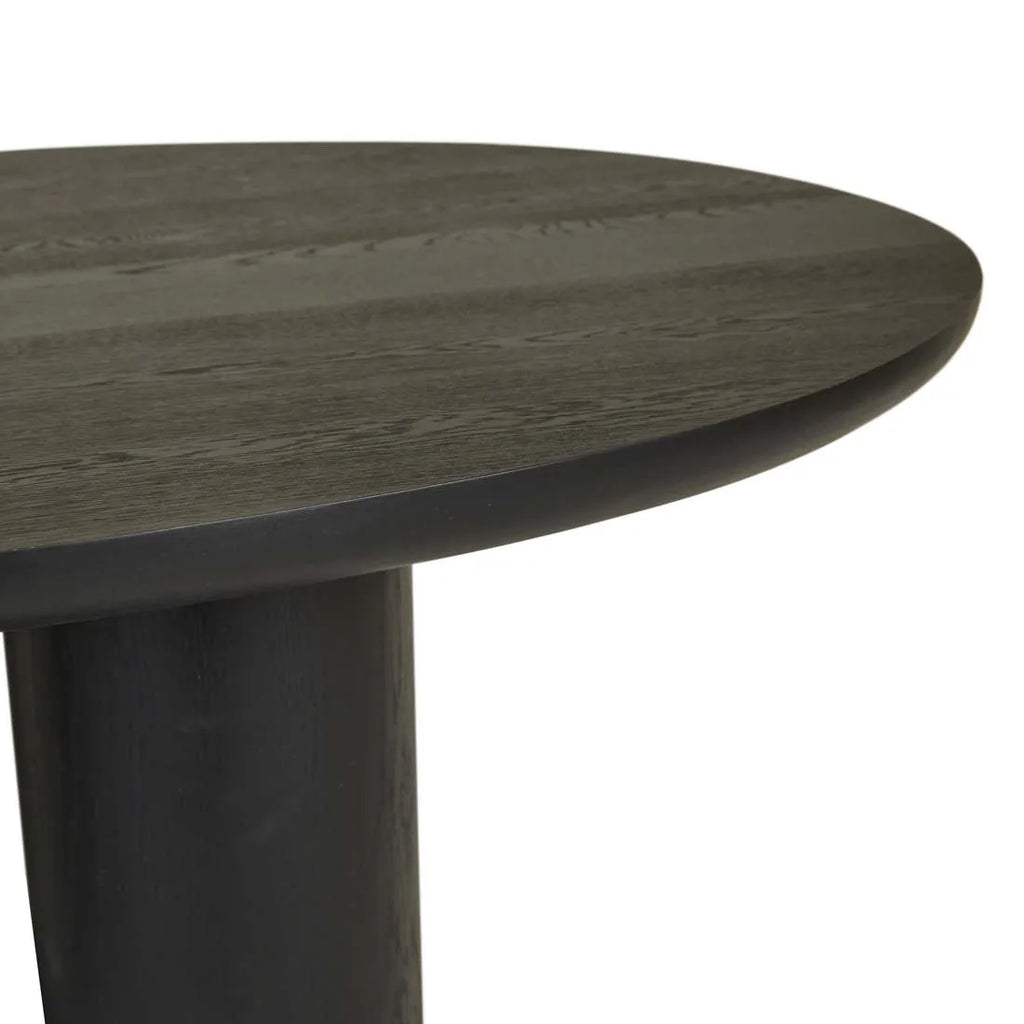 Seb Curve Dining Table 2600mm Black