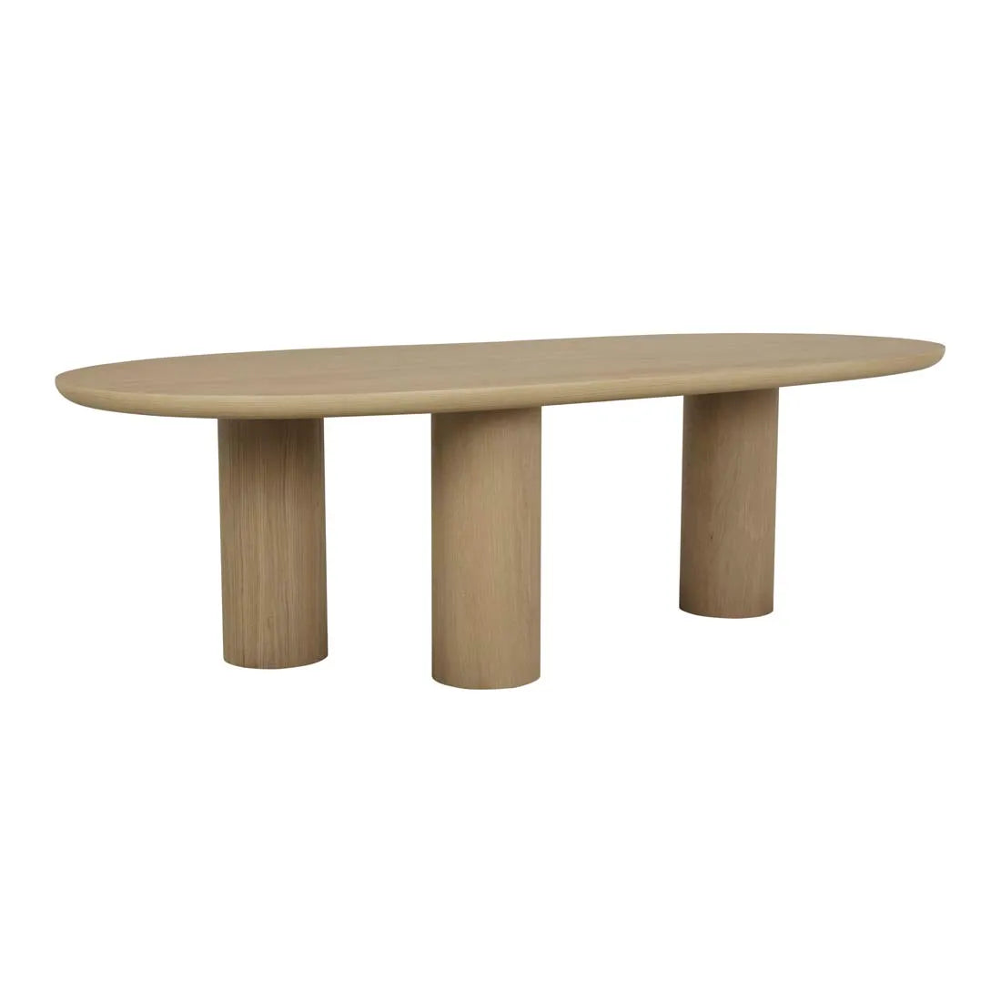 Seb Curve Dining Table 2600mm Natural