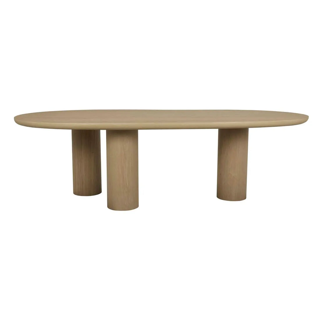 Seb Curve Dining Table 2600mm Natural