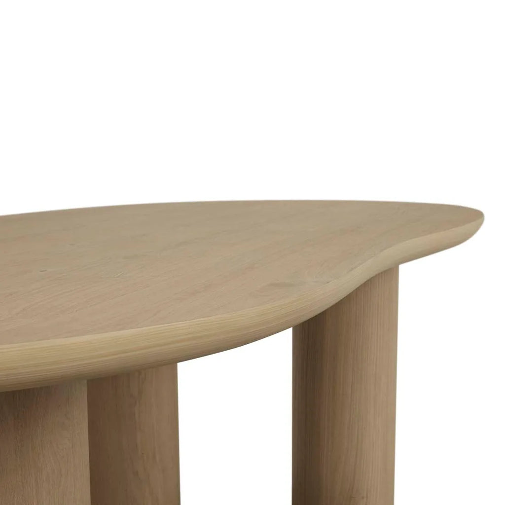 Seb Curve Dining Table 2600mm Natural