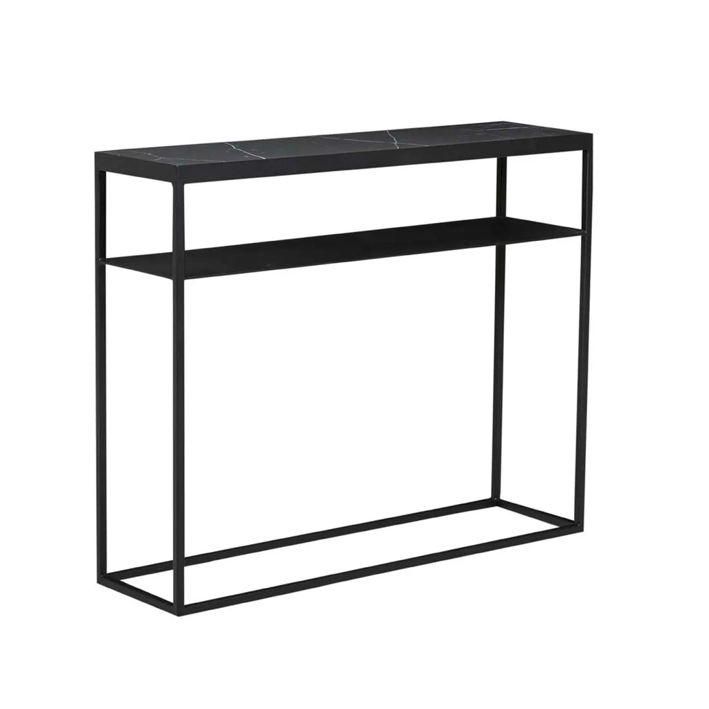 Elle Slim Console 900mm Black/Black