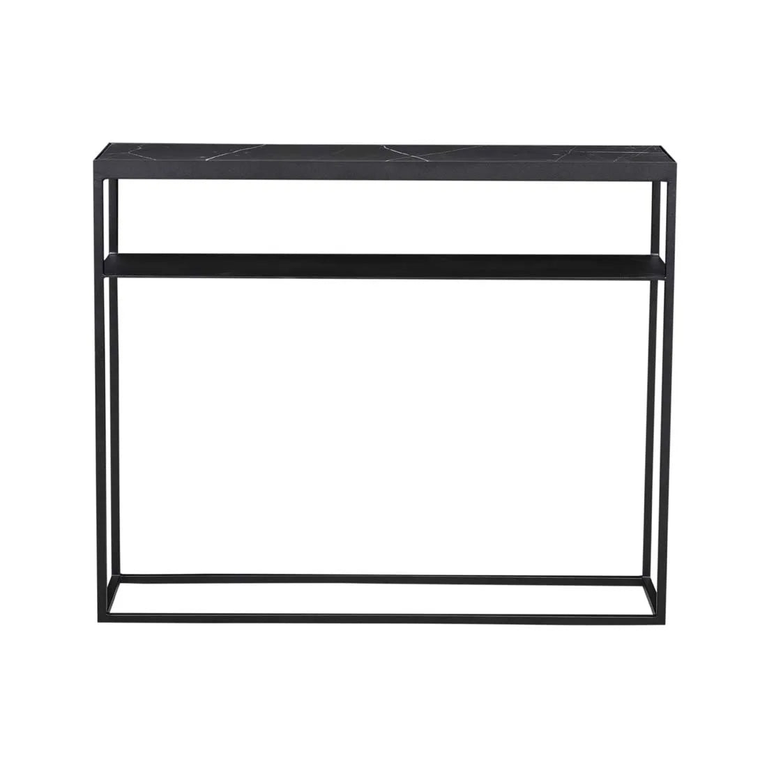 Elle Slim Console 900mm Black/Black