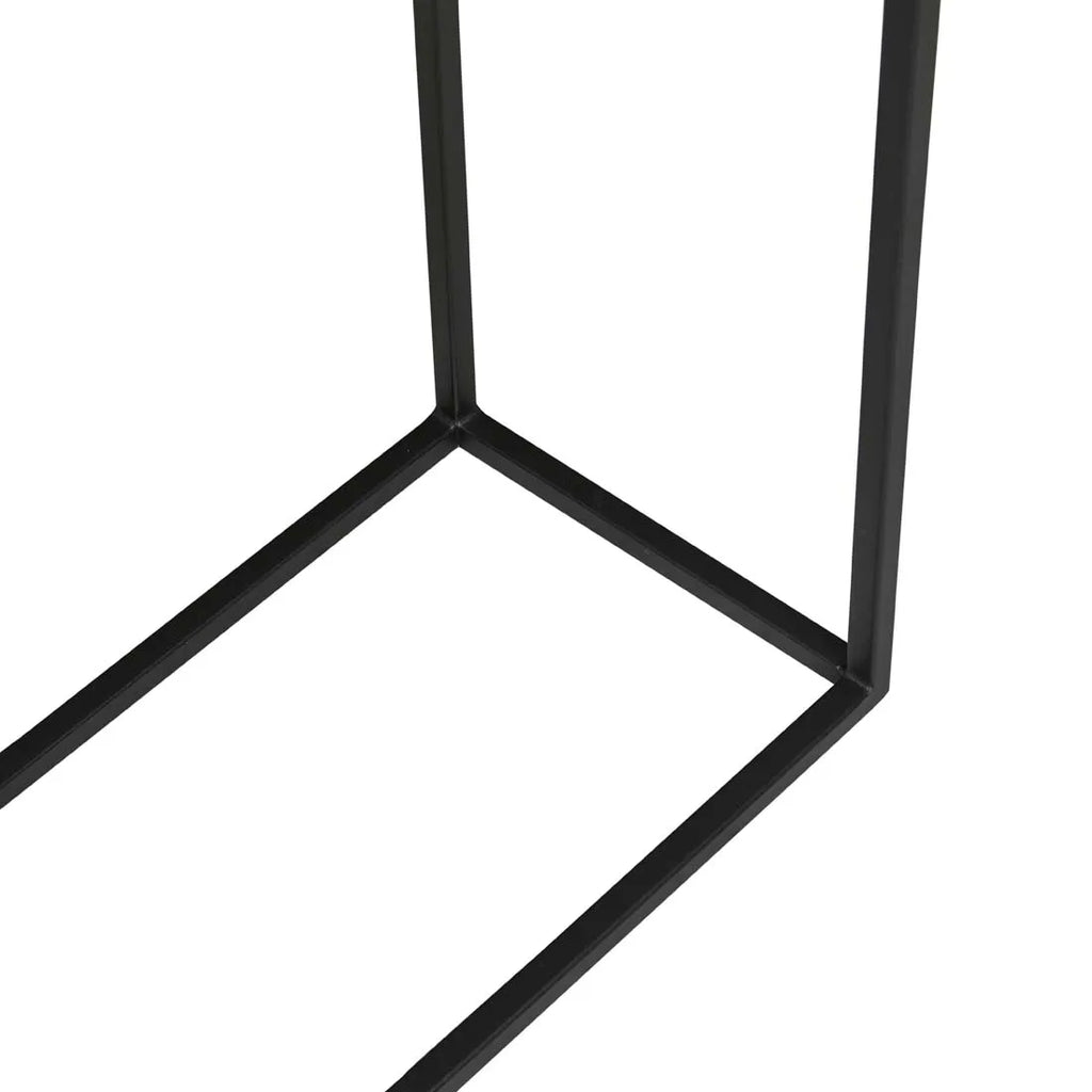 Elle Slim Console 900mm Black/Black