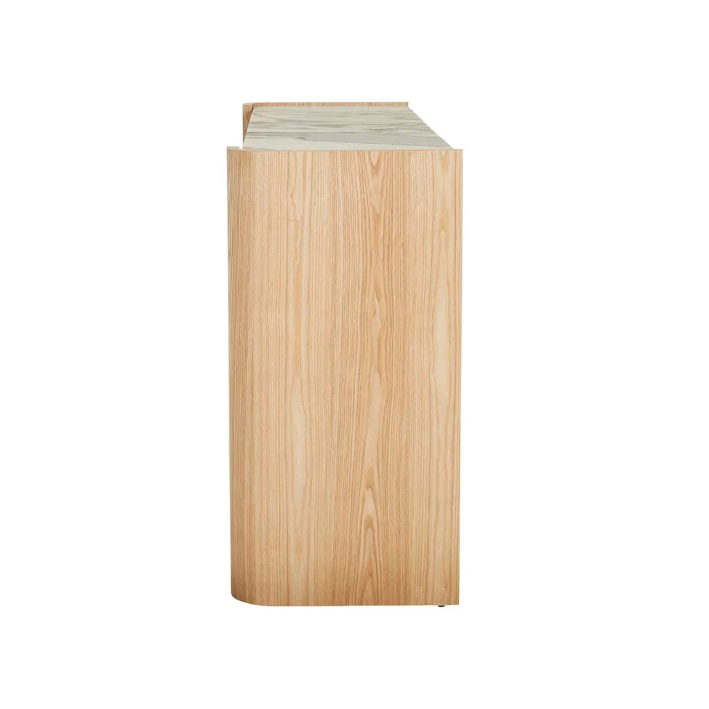 Elsie Marble Console Natural