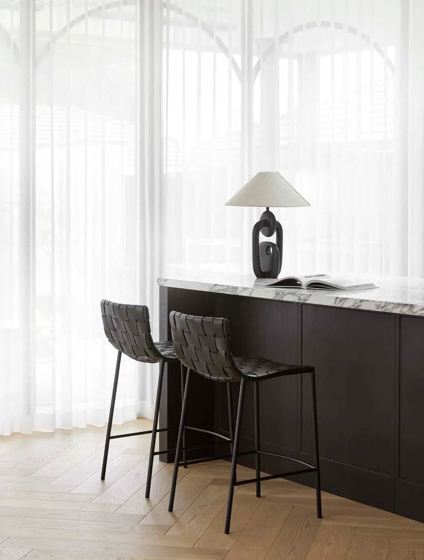 Everly Barstool Linen Grey