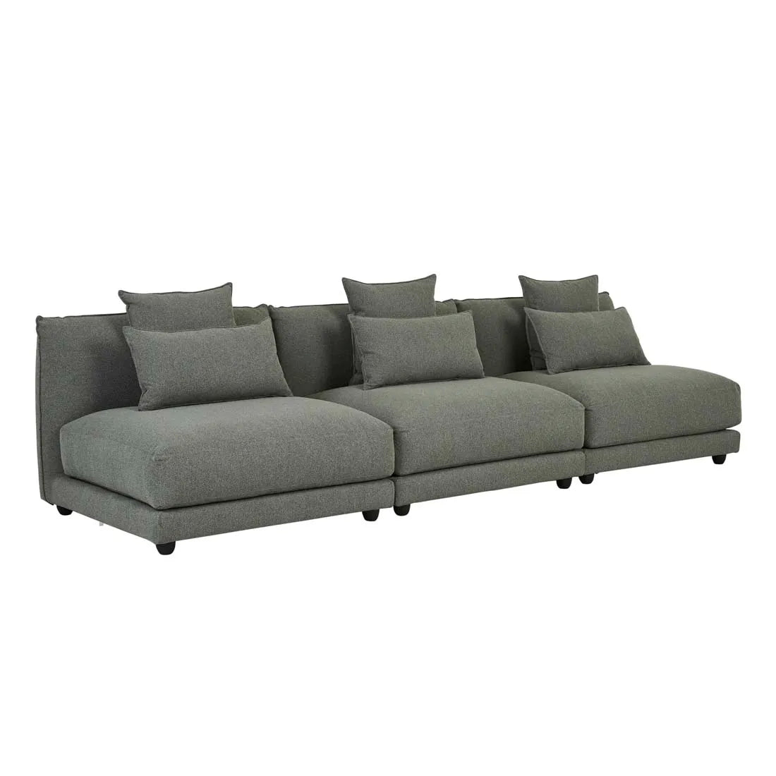 Felix Crest Centre Sofa Olive Leaf