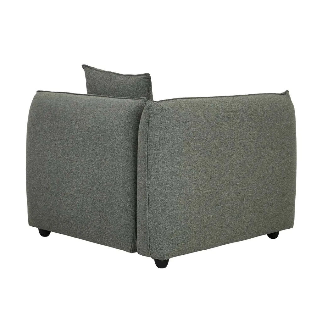 Felix Crest Left Corner Sofa Olive Leaf