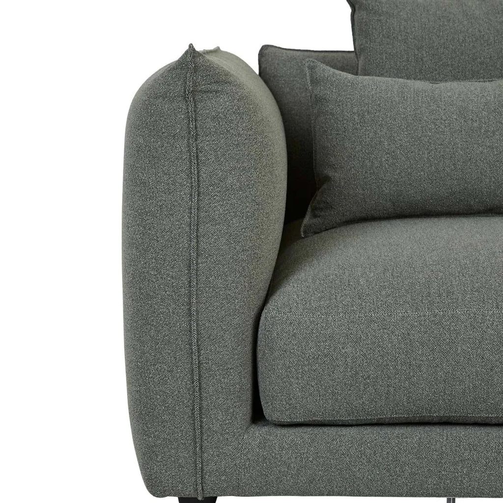 Felix Crest Left Corner Sofa Olive Leaf