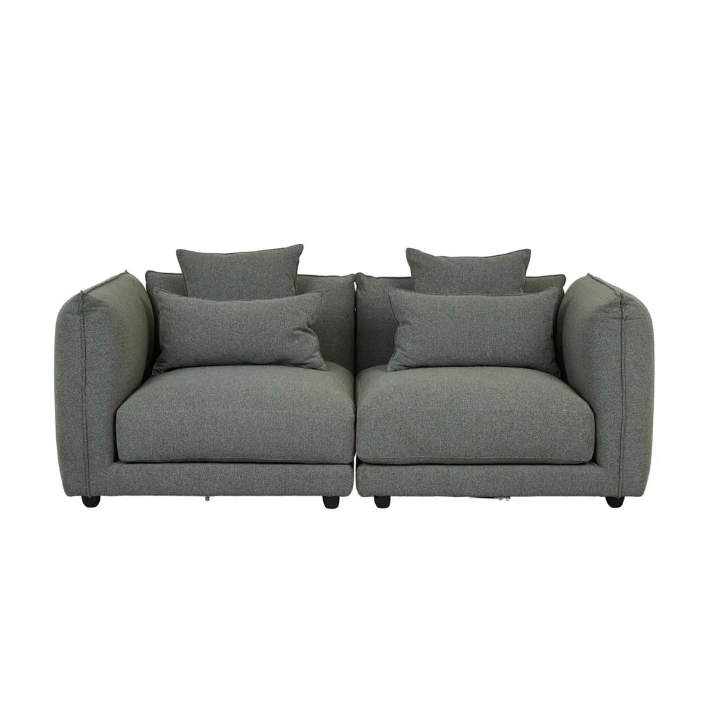 Felix Crest Right Corner Sofa Olive Leaf