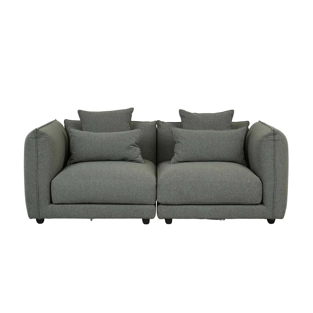 Felix Crest Left Corner Sofa Olive Leaf