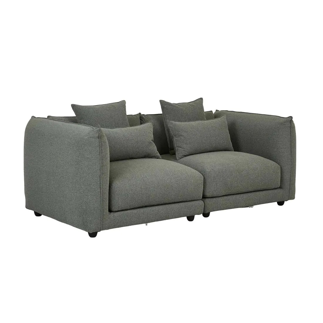 Felix Crest Left Corner Sofa Olive Leaf