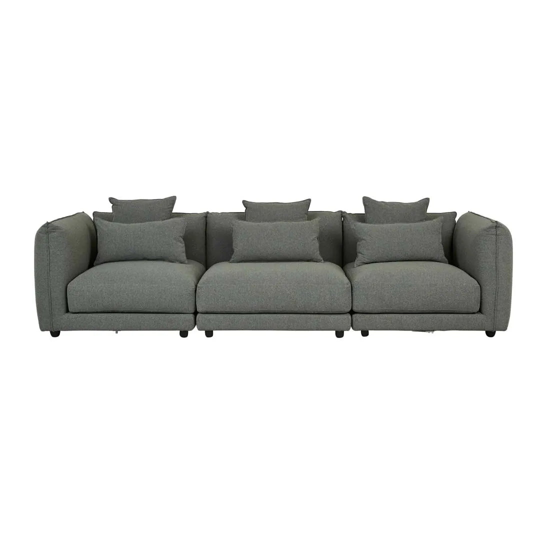 Felix Crest Right Corner Sofa Olive Leaf