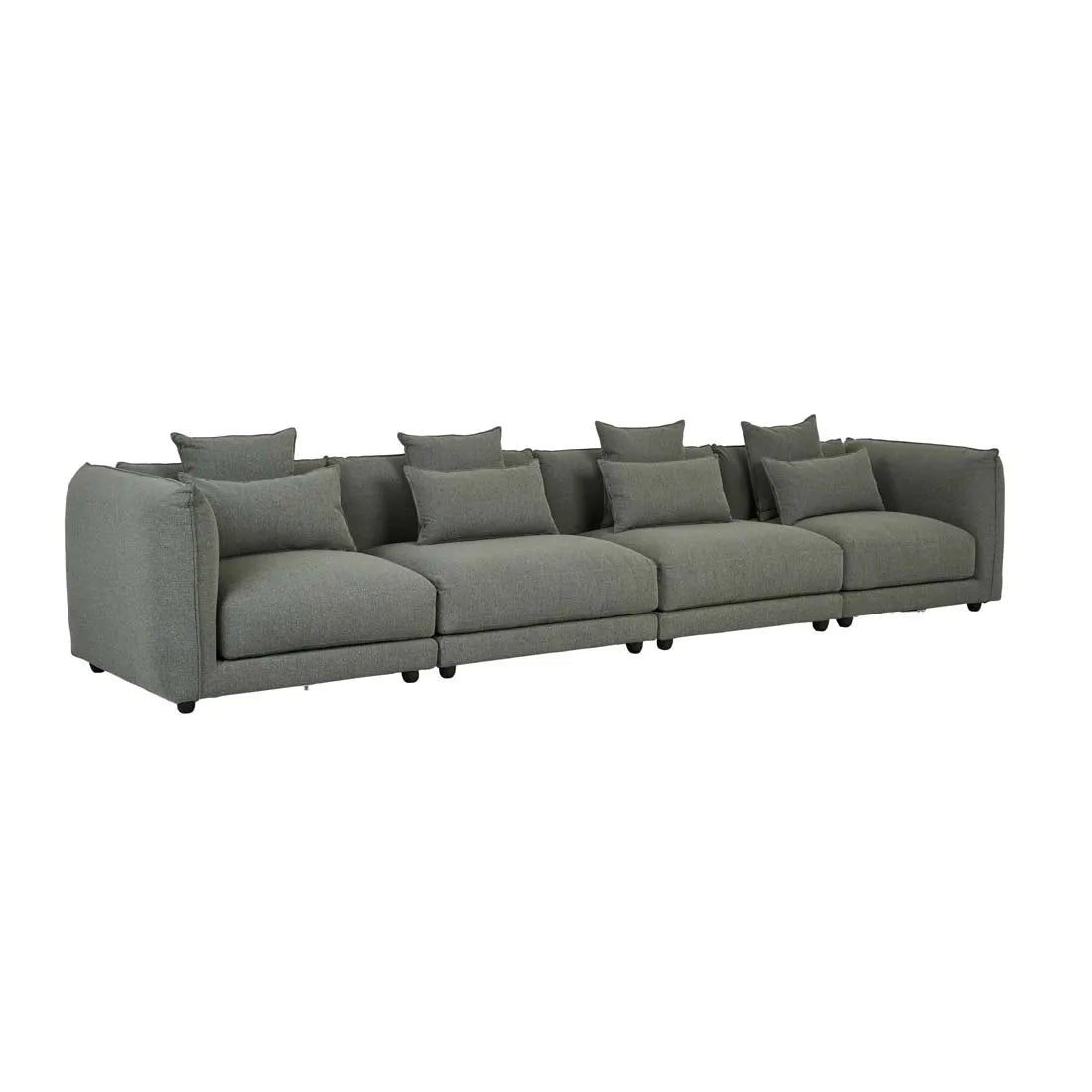Felix Crest Right Corner Sofa Olive Leaf