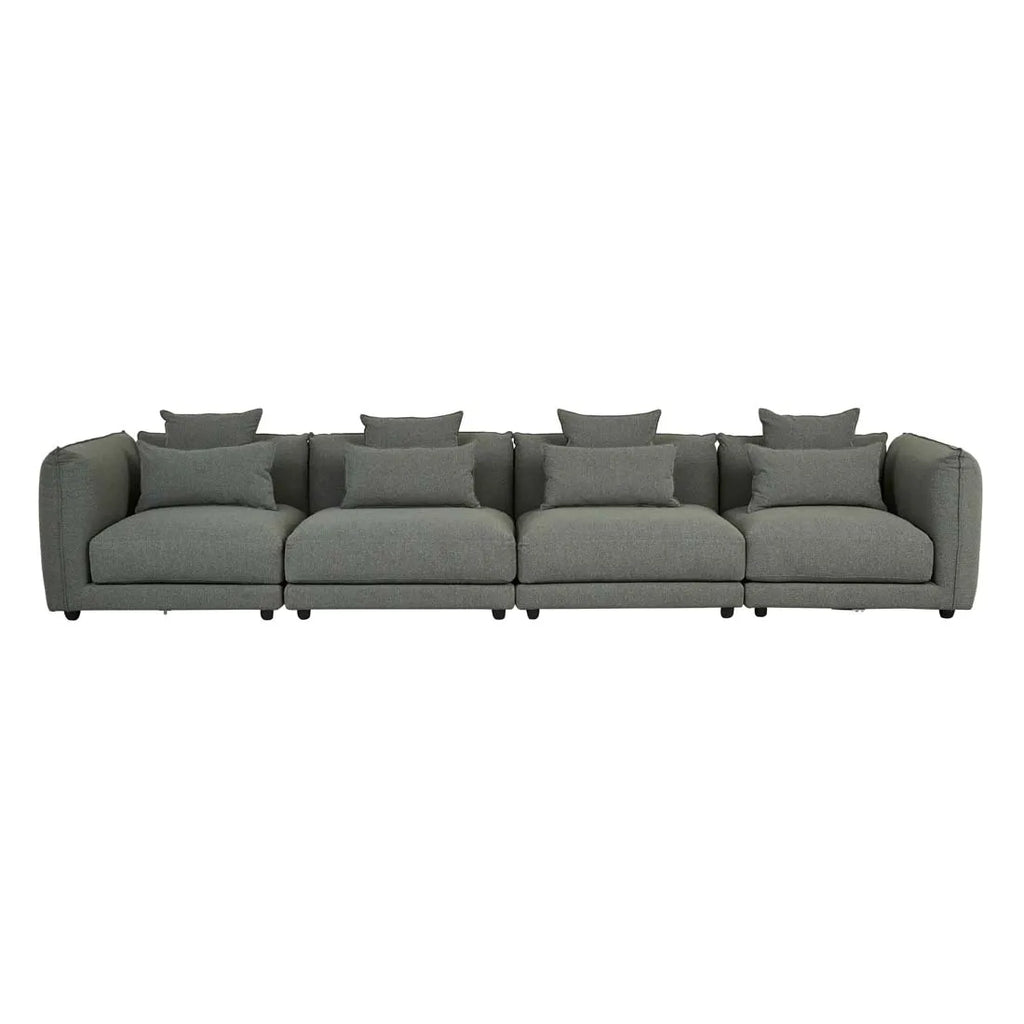 Felix Crest Centre Sofa Olive Leaf