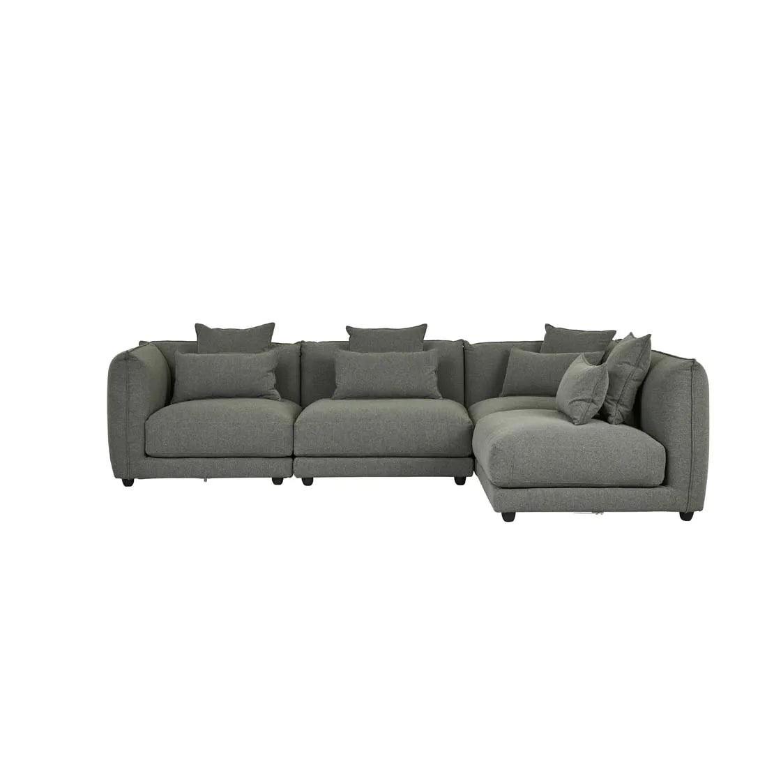 Felix Crest Right Corner Sofa Olive Leaf