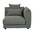 Felix Crest Right Corner Sofa Olive Leaf