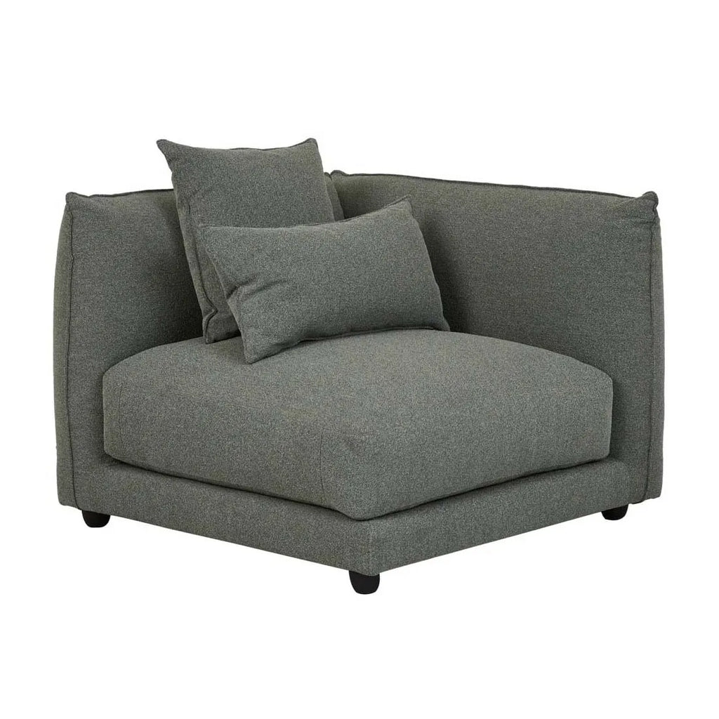 Felix Crest Right Corner Sofa Olive Leaf