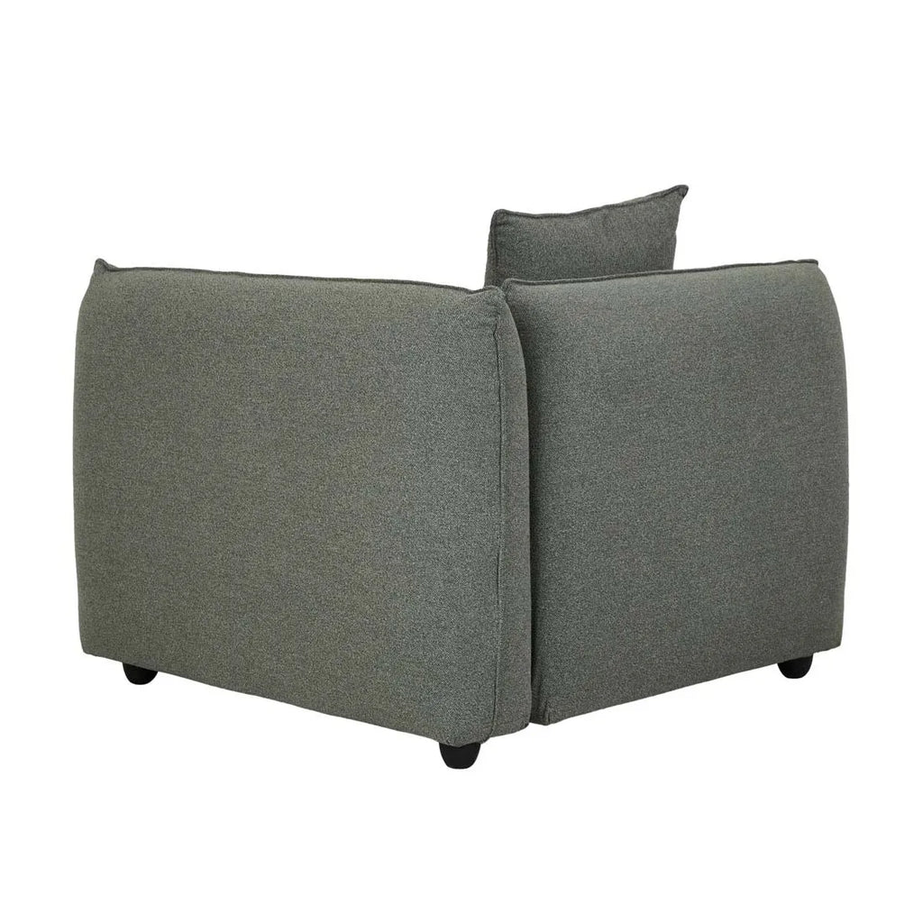 Felix Crest Right Corner Sofa Olive Leaf