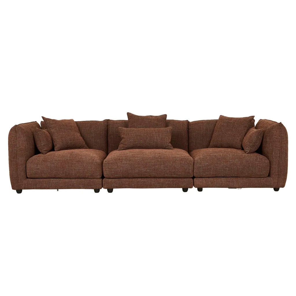 Felix Crest Left Corner Sofa Auburn Weave