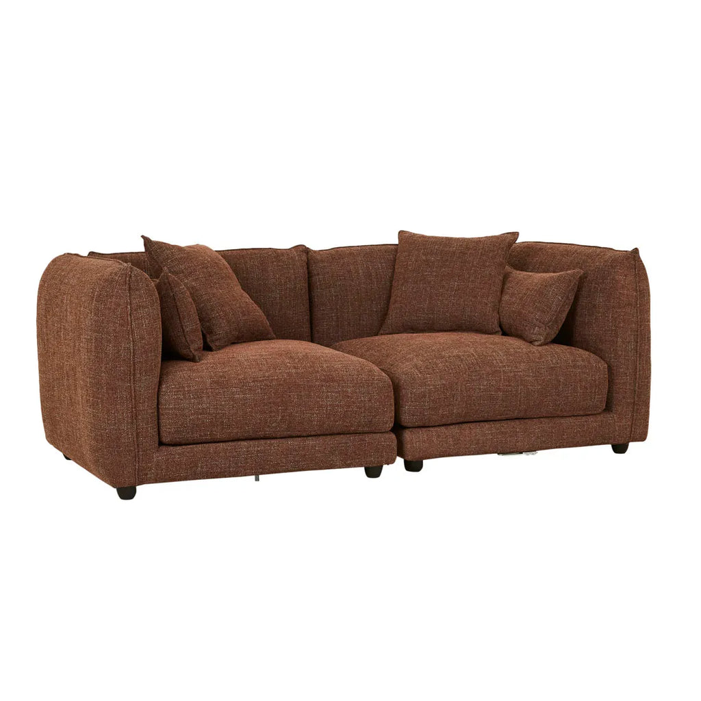 Felix Crest Left Corner Sofa Auburn Weave