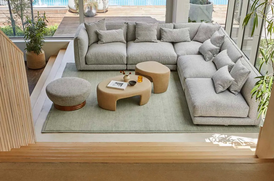 Felix Crest Right Corner Sofa Cloud Speckle