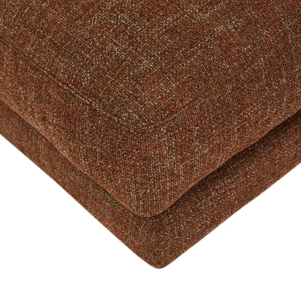 Felix Crest Ottoman Auburn Weave