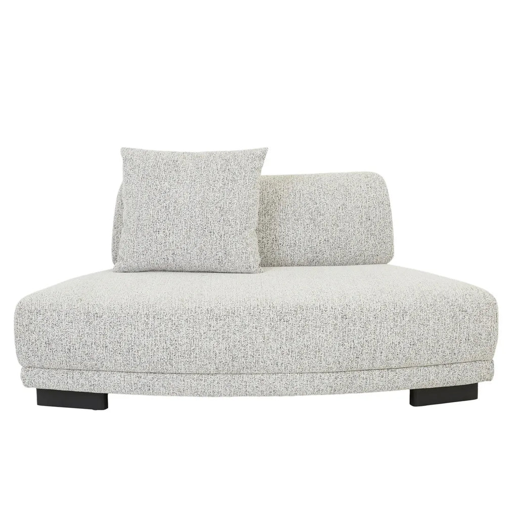 Felix Orbit Two Seater Curve Sofa Ore Speckle