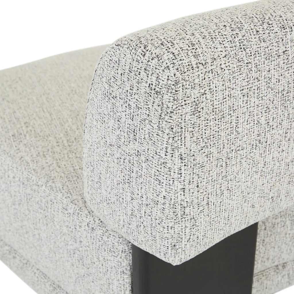 Felix Orbit Two Seater Curve Sofa Ore Speckle