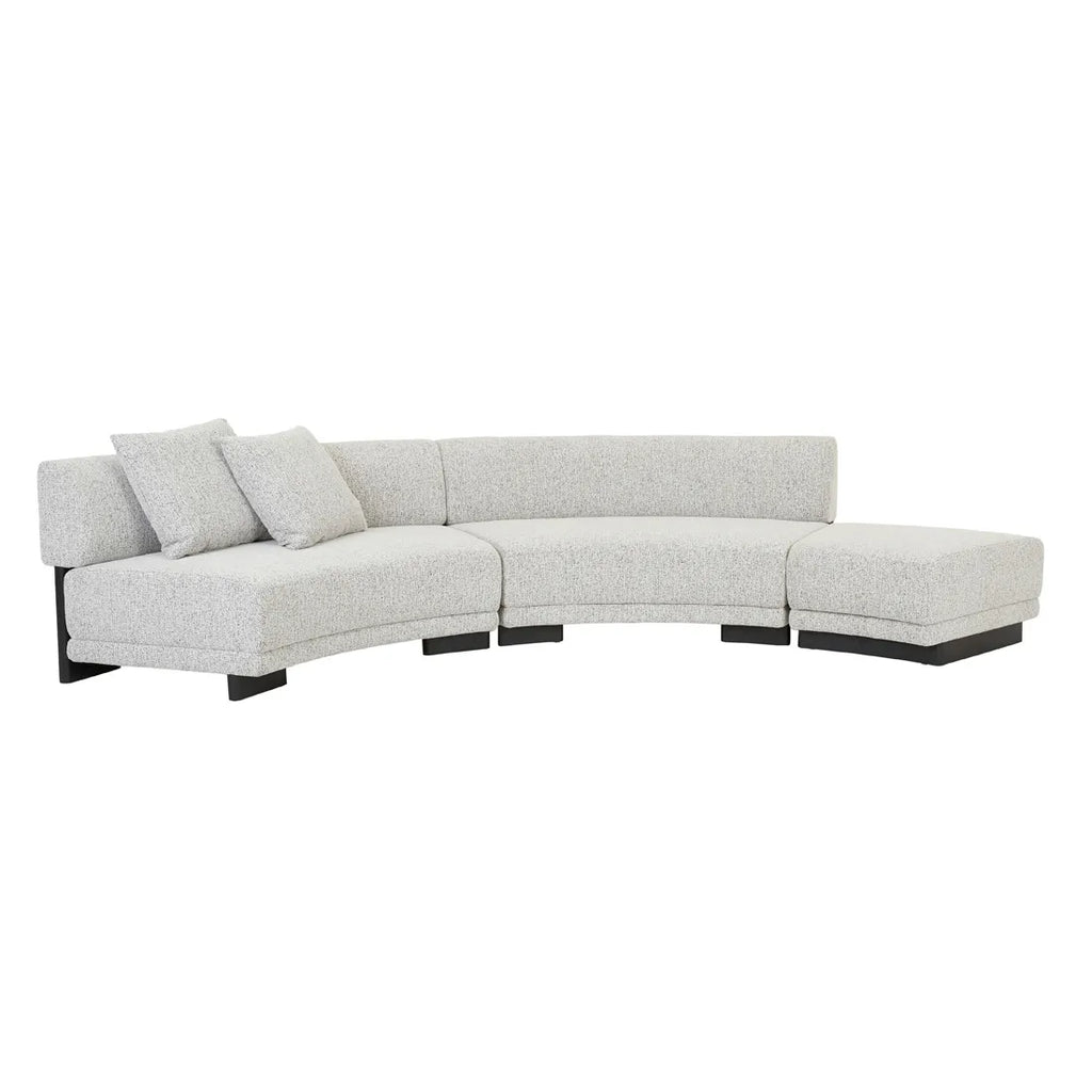 Felix Orbit Two Seater Arc Sofa Ore Speckle