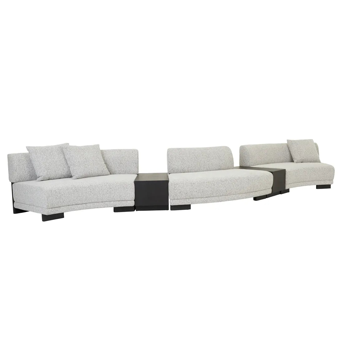 Felix Orbit Two Seater Curve Sofa Ore Speckle