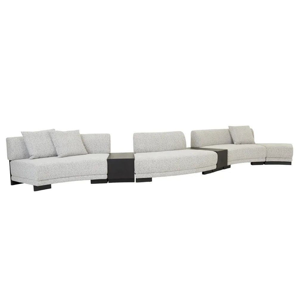 Felix Orbit Two Seater Curve Sofa Ore Speckle