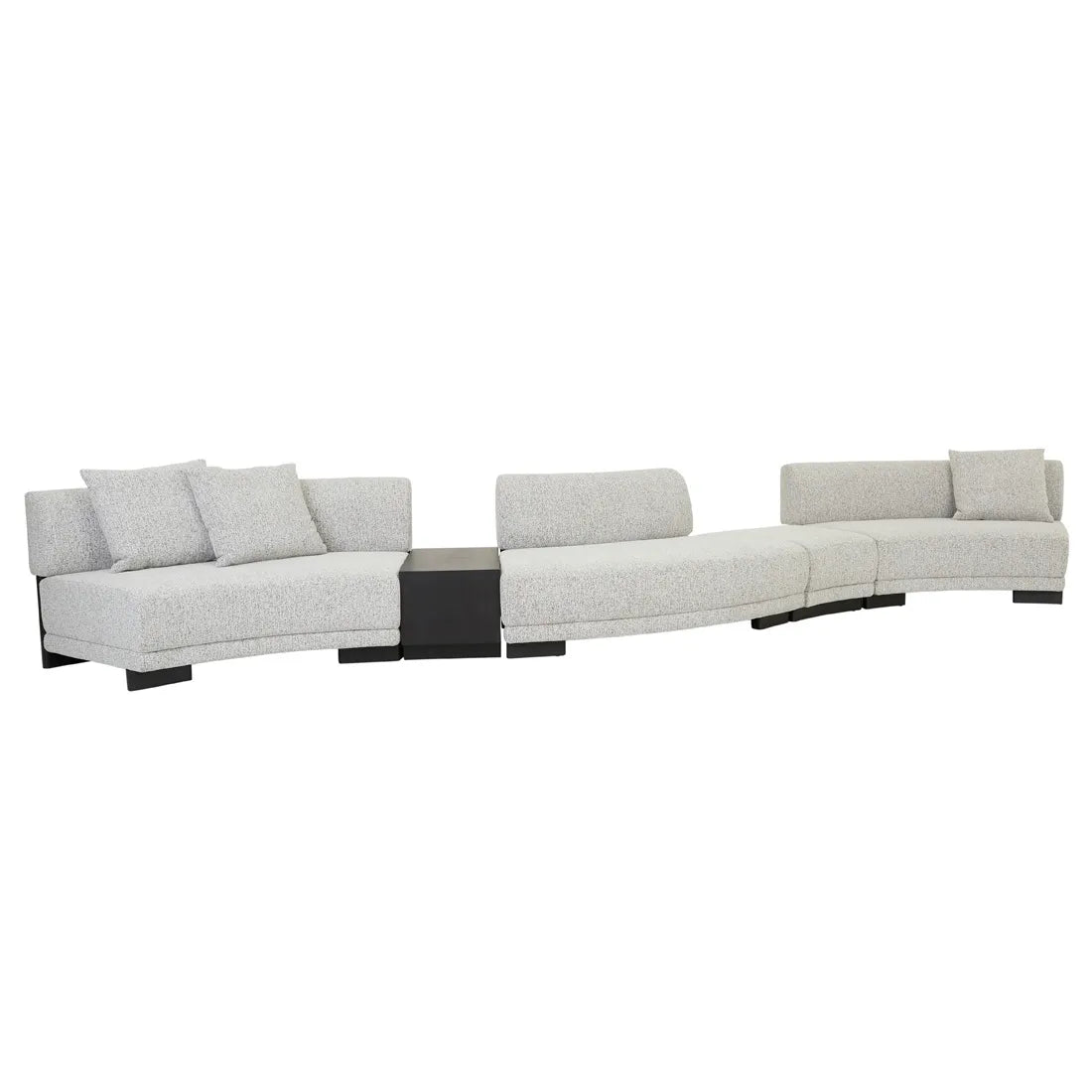 Felix Orbit Two Seater Curve Sofa Ore Speckle