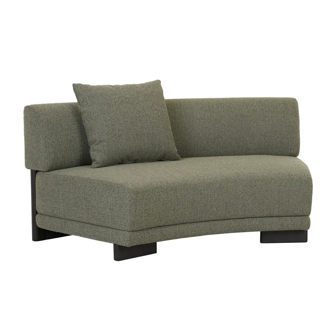 Felix Orbit Two Seater Arc Sofa Moss Tweed
