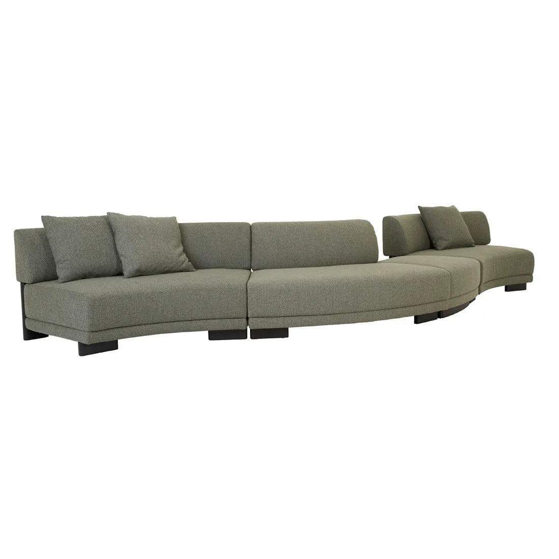 Felix Orbit Two Seater Arc Sofa Moss Tweed