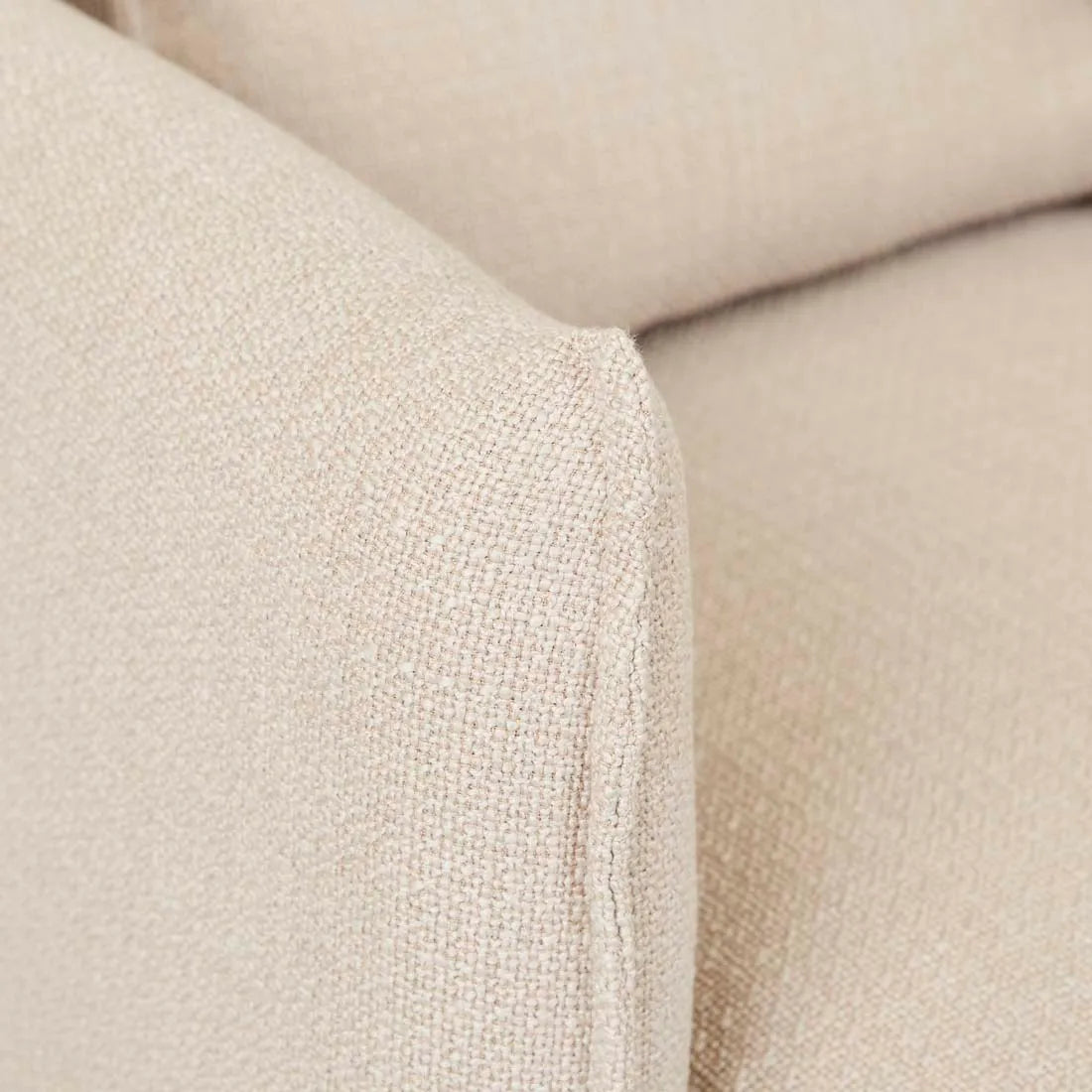 Vittoria Ingrid Three Seater Sofa Buttermilk Tweed