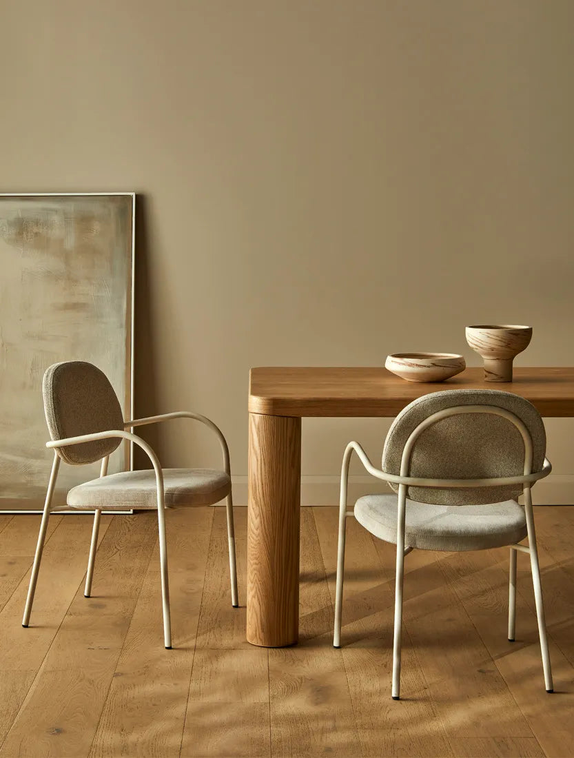 Laylah Loop Dining Armchair Wheat