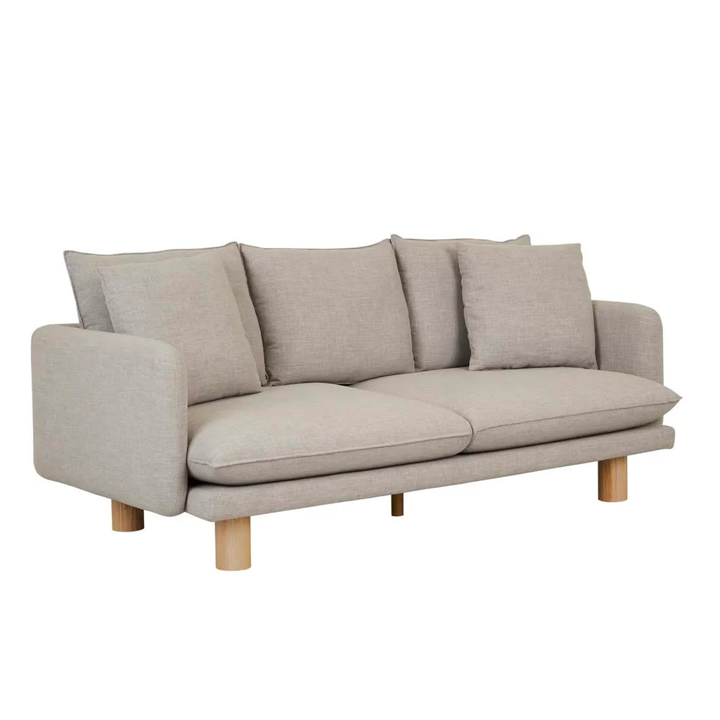 Vittoria Elliot Three Seater Sofa Eames Steel