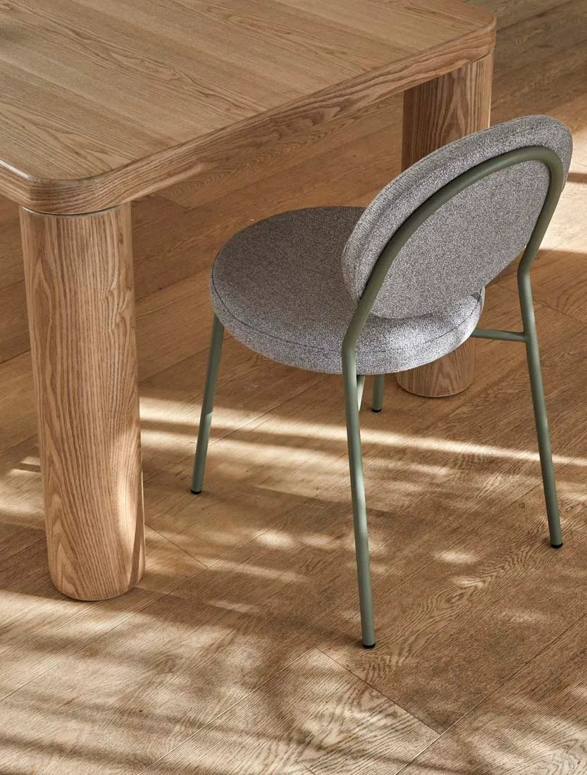 Laylah Loop Dining Chair Sandcastle Tweed