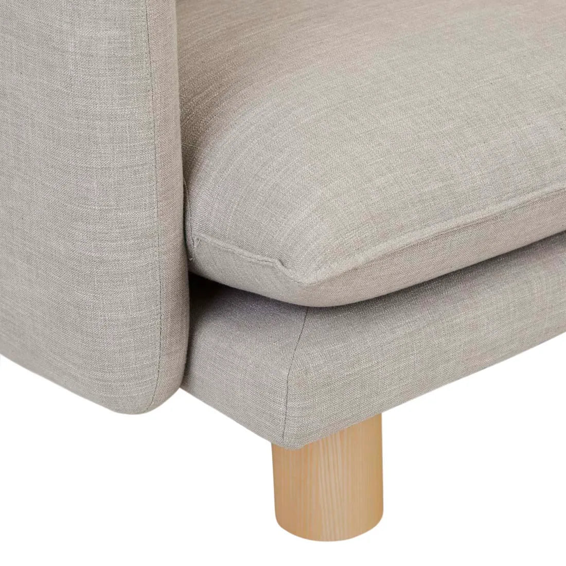Vittoria Elliot Three Seater Sofa Eames Steel