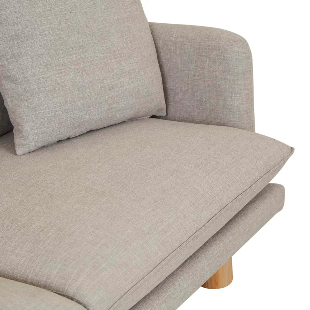Vittoria Elliot Three Seater Sofa Eames Steel