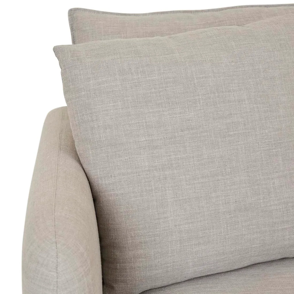 Vittoria Elliot Three Seater Sofa Eames Steel