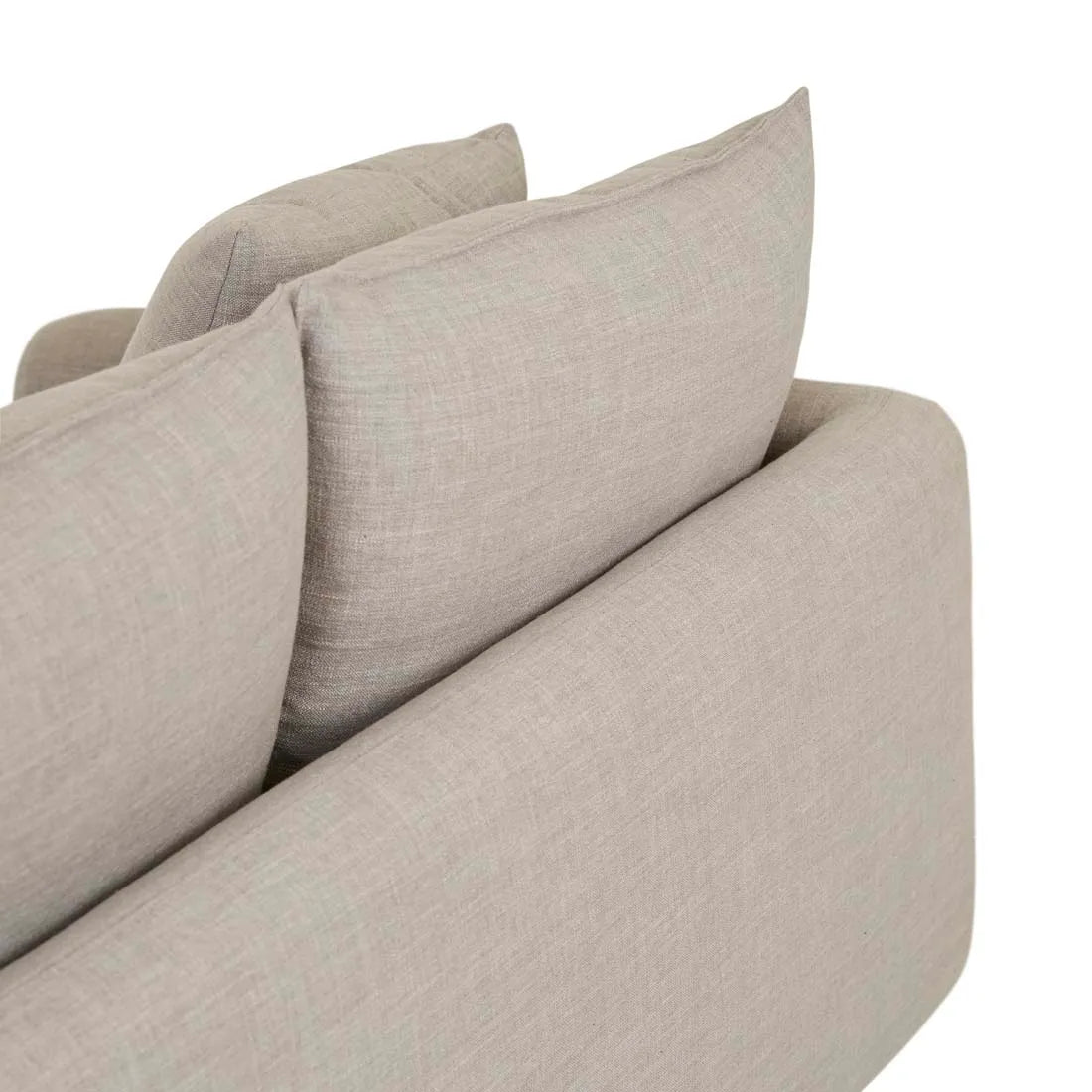 Vittoria Elliot Three Seater Sofa Eames Steel