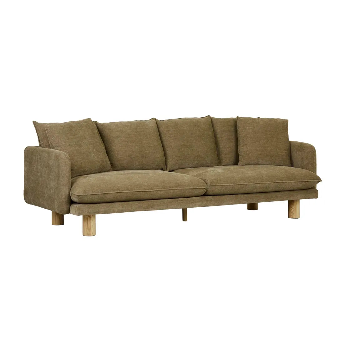 Vittoria Elliot Four Seater Sofa Copeland Olive