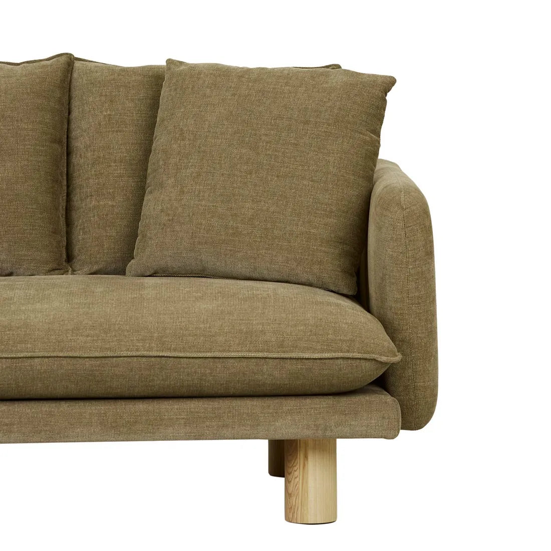 Vittoria Elliot Four Seater Sofa Copeland Olive