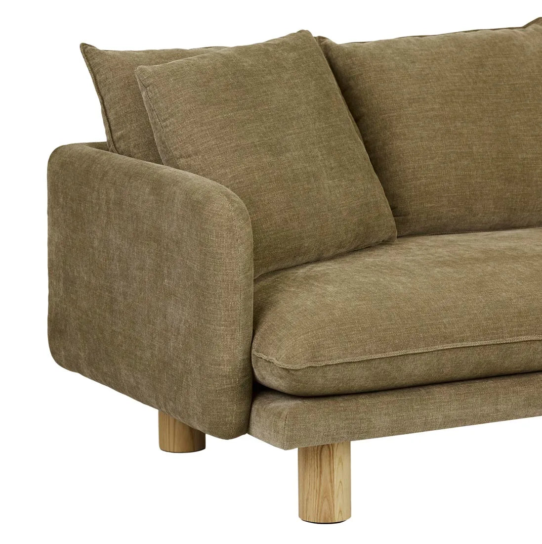 Vittoria Elliot Four Seater Sofa Copeland Olive