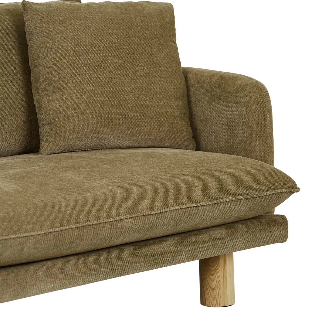 Vittoria Elliot Four Seater Sofa Copeland Olive