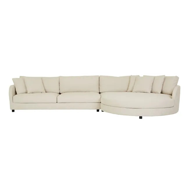 Hugo Tonda Right Chaise Set Noyack Salt