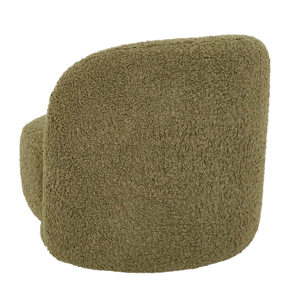 Ina Chair Moss Sherpa