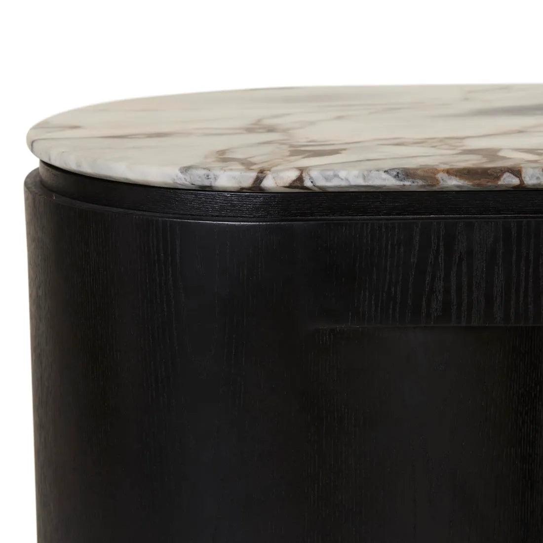 Pluto Marble Console Black